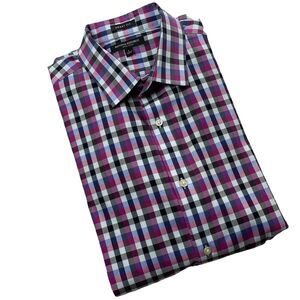 Banana Republic Long Sleeve Button Up Check Multicolor -L